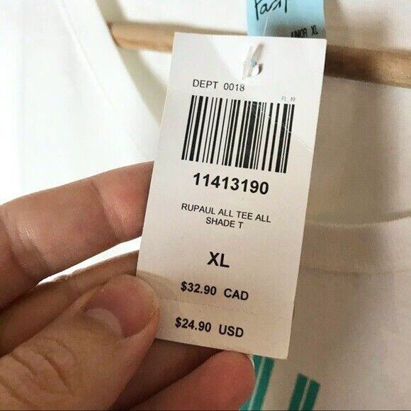 RuPaul NWT Women's Junior XL "All Tee All Shade" Shirt Drag Race 100% Cotton - Picture 5 of 8